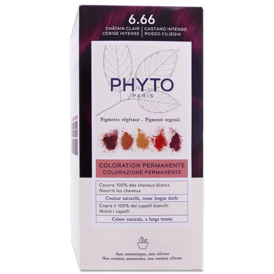 PHYTO PERMANENTE HAARKLEUR LICHTBRUIN 6.66
