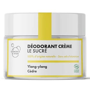 CLEMENCE & VIVIEN DEZODORANT CREMĂ BIO „LE SUCRÉ” 50 G