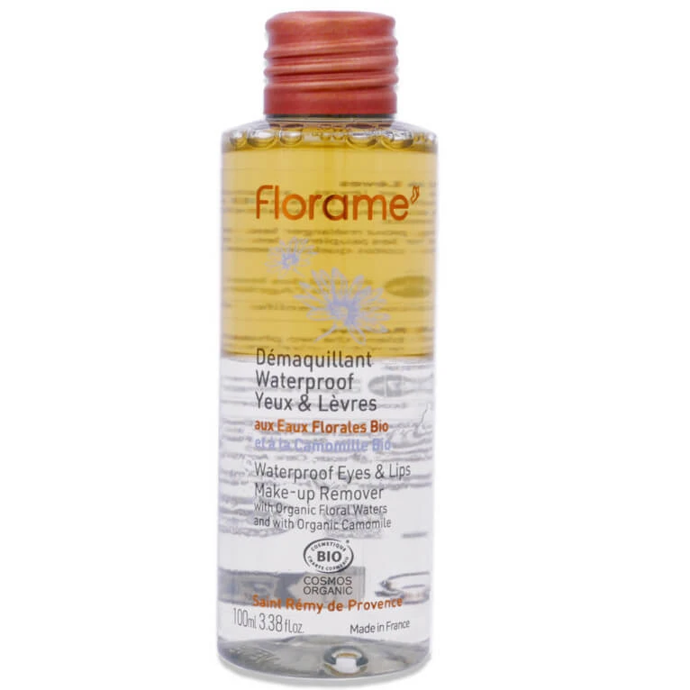 FLORAME ORGANIC WATERPROOF EYE & LIP MAKEUP REMOVER 100ML