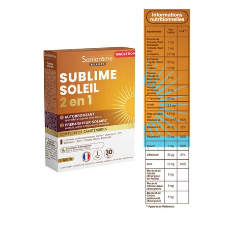 SANTAROME BEAUTE SUBLIME SOLEIL 2-IN-1 30 KAPSELN