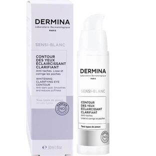 DERMINA SENSI-BLANC CONTOUR DES YEUX ECLAIRCISSANT CLARIFIANT 30ML