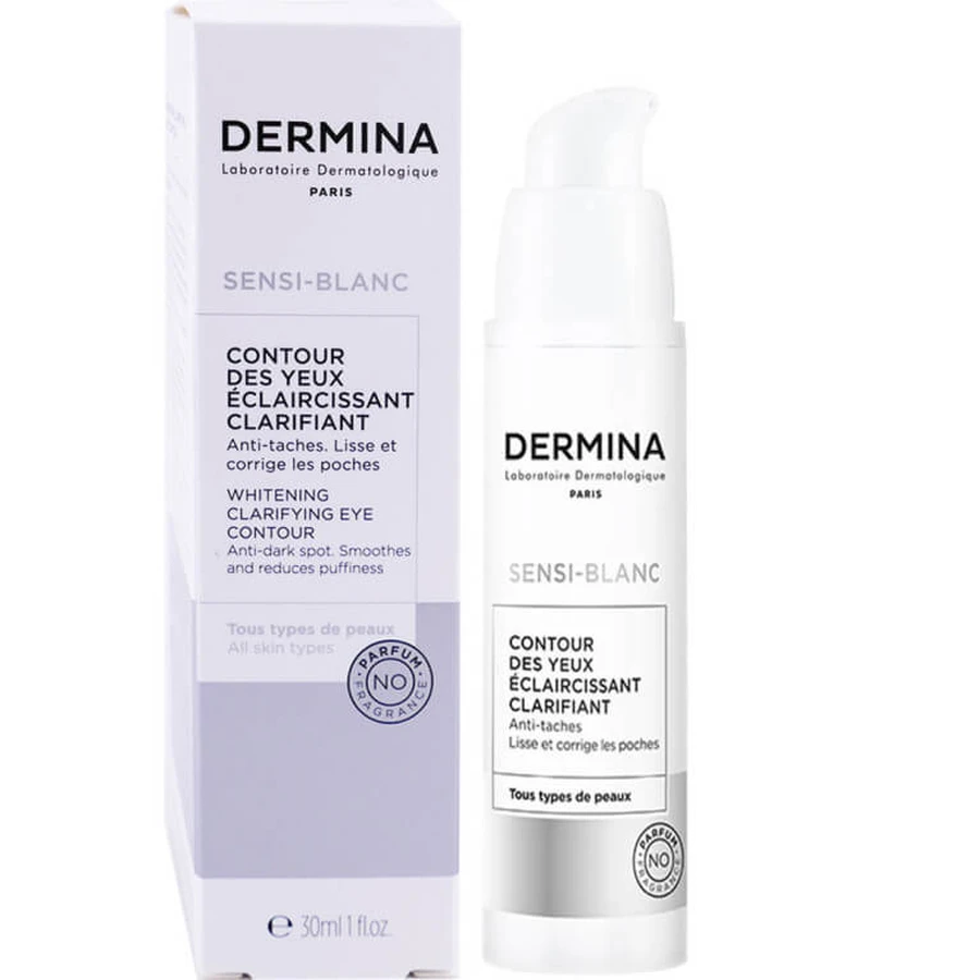 DERMINA SENSI-BLANC CONTOUR DES YEUX ECLAIRCISSANT CLARIFIANT 30ML
