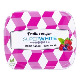 SUPERWHITE RED BERRIES 50 pastillas