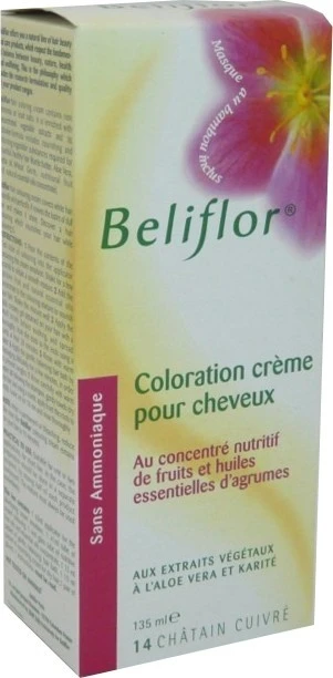 BELIFLOR HAIR COLOR CREAM 14 COPPER BROWN 120 ML