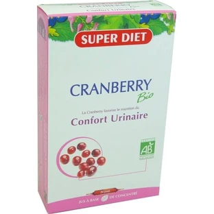 SUPER DIET ARÁNDANO ROJO ECOLÓGICO PARA LA SALUD URINARIA, 20 AMPOLLAS