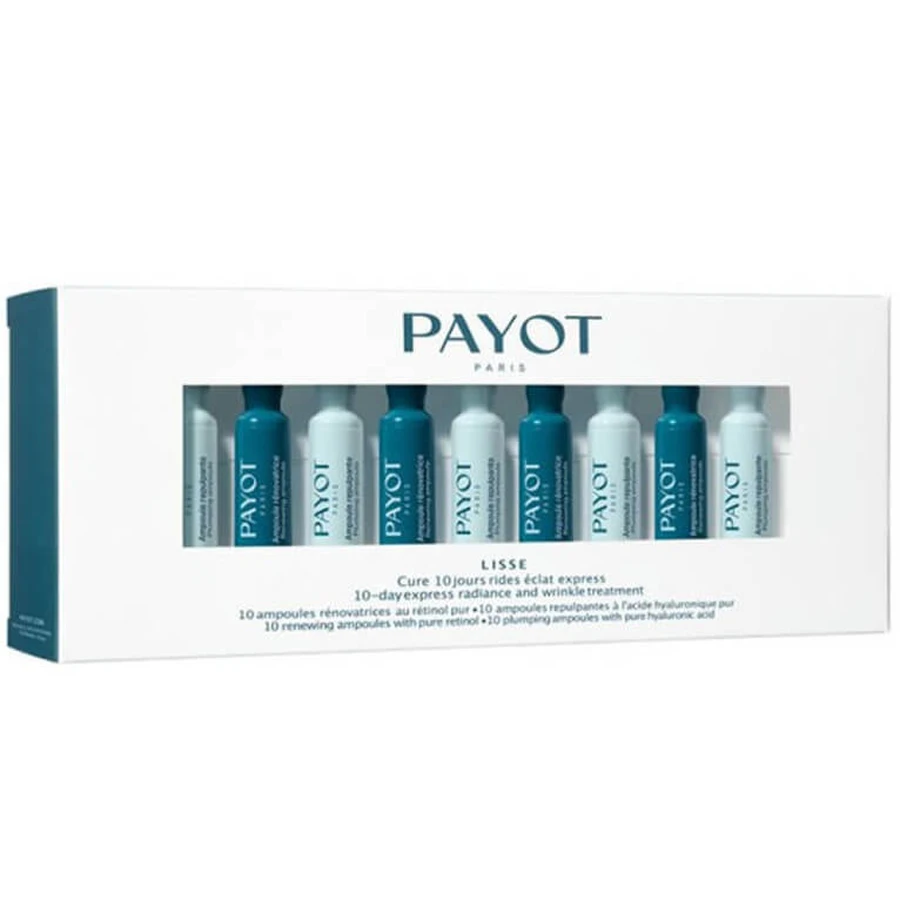 PAYOT 10-DAAGSE BEHANDELING TEGEN RIMPELS EN VOOR EEN STRALENDE HUID, 10 AMPULLEN