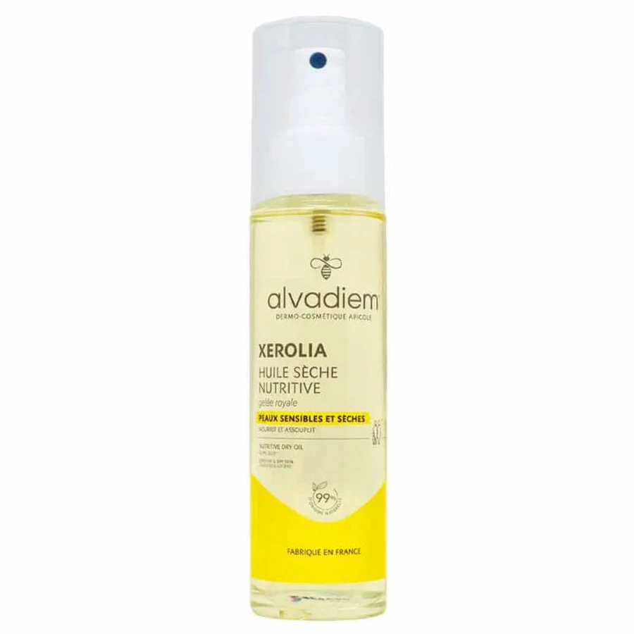 ALVADIEM XEROLIA VOEDENDE DROGE OLIE 100 ML VOOR GEZICHT EN LICHAAM