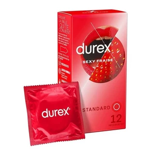 DUREX SEXY STRAWBERRY STANDARD 12 CONDOOMEN