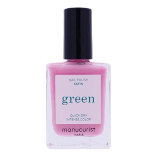 MANUCURIST GREEN SATIN NAIL POLISH 15ML