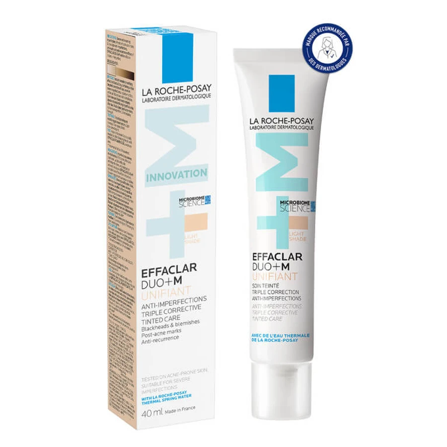 LA ROCHE-POSAY EFFACLAR DUO+ M UNIFIANT SOIN TEINTÉ LIGHT 40ML