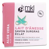 MKL Donkey Milk Moisturizing Soap with Aloe Vera for Radiant Skin, 100g