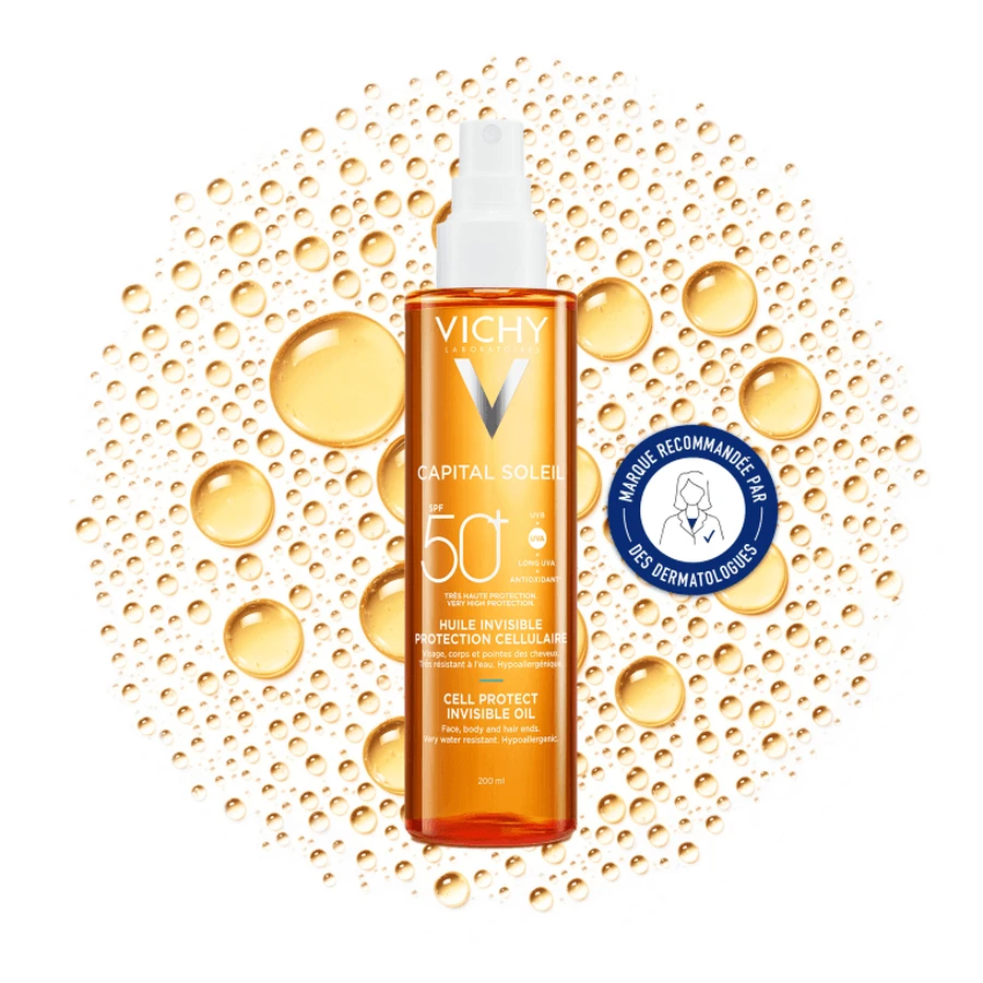 VICHY CAPITAL SOLEIL INVISIBLE OIL LSF 50+ 200 ml