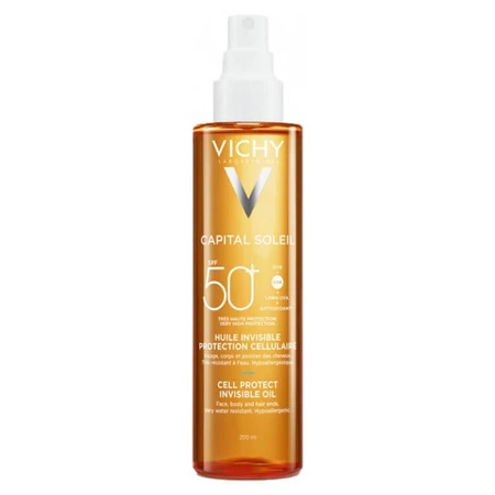 VICHY CAPITAL SOLEIL INVISIBLE OIL LSF 50+ 200 ml
