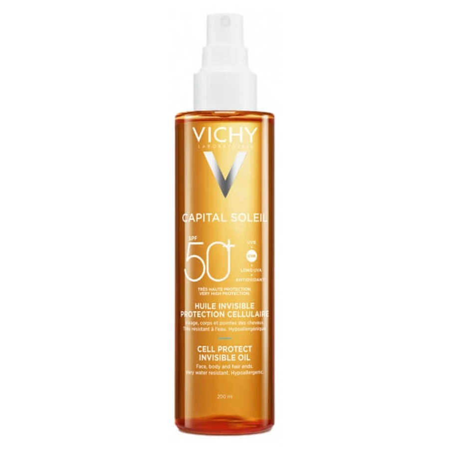 VICHY CAPITAL SOLEIL INVISIBLE OIL LSF 50+ 200 ml