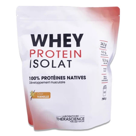 THERASCIENCE VANILLA WHEY PROTEIN ISOLATE 750G