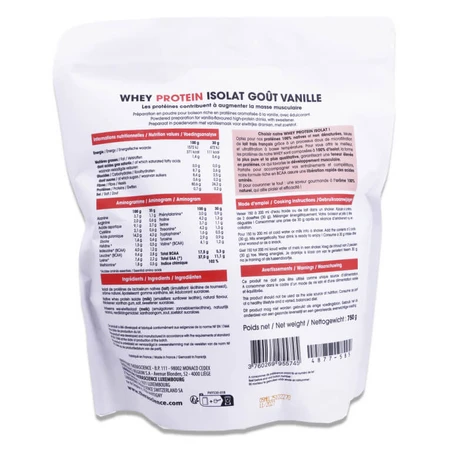 THERASCIENCE VANILLA WHEY PROTEIN ISOLATE 750G