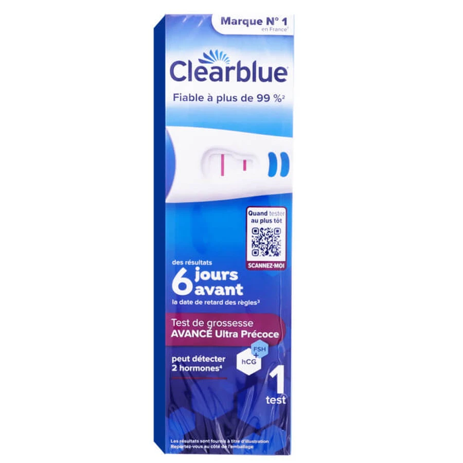 CLEARBLUE ADVANCED ULTRA-FRÜH-SCHWANGERSCHAFTSTEST, 1 TEST