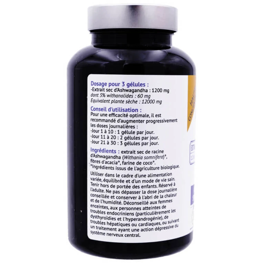 NUTRIVIE BIO-ASHWAGANDHA 60 KAPSELN
