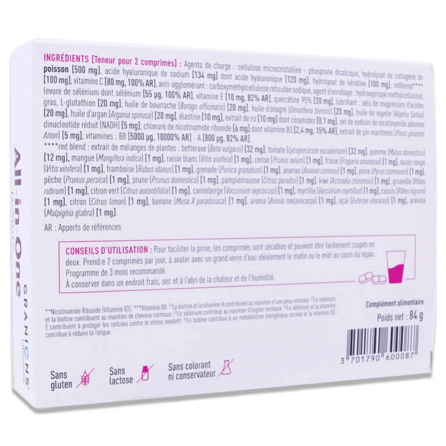 GRANIONS ALL-IN-ONE BEAUTY 60 TABLETS