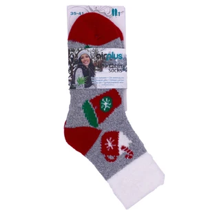 AIRPLUS ALOE CABIN FEUCHTIGKEITSSPENDENDE SOCKEN – WEIHNACHTSEDITION, GRÖSSEN 35–41