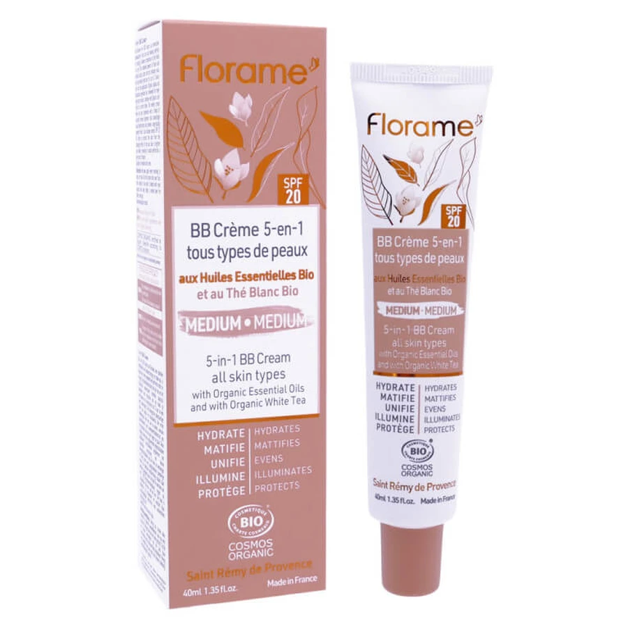 FLORAME BIO BB CRÈME 5 EN 1 MEDIUM SPF20 40ML