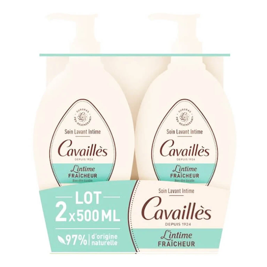 ROGE CAVAILLES INTIMATE CLEANSING GEL "FRESHNESS" 2-PACK (2 X 500 ML)