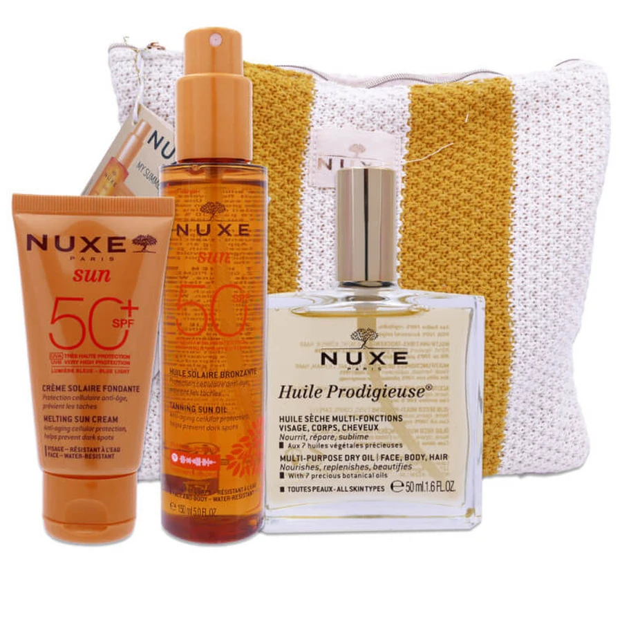 NUXE MY SUMMER ESSENTIALS GIFT SET: 3 SKINCARE PRODUCTS