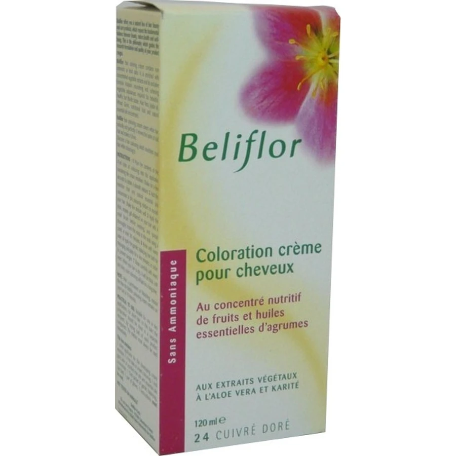 BELIFLOR HAIR COLOR CREAM 24 GOLDEN COPPER 120 ML