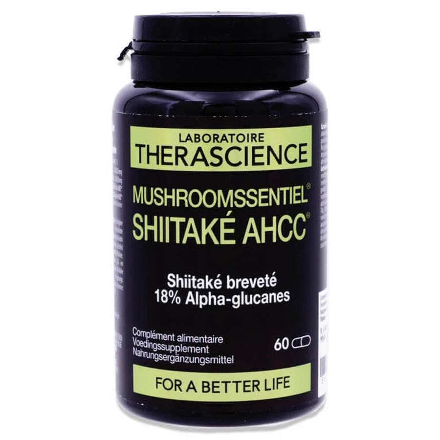 THERASCIENCE MUSHROOMSSENTIEL SHITAKE AHCC 60 CAPSULES