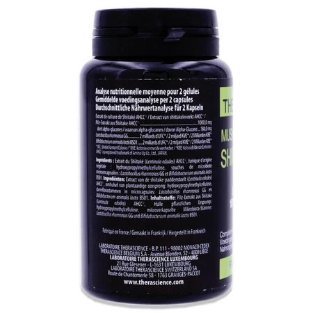 THERASCIENCE MUSHROOMSSENTIEL SHITAKE AHCC 60 CAPSULES