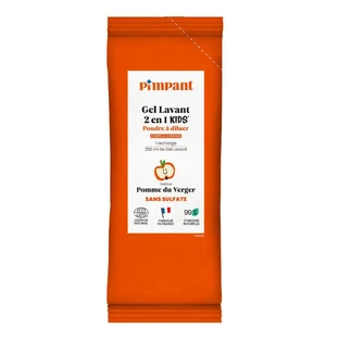 PIMPANT GEL LAVANT 2 EN 1 KIDS POMME DU VERGER 25G