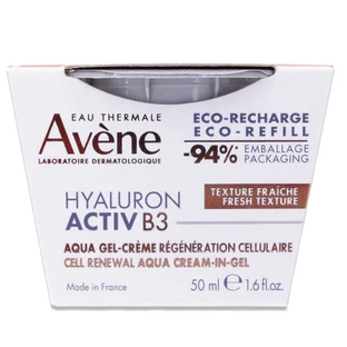 AVENE HYALURON ACTIV B3 AQUA REFILL, GEL-CREMA REGENERADORA, 50 ML