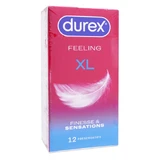 DUREX FEELING XL FINESSE & SENSATIONS, 12 PRESERVATIVOS