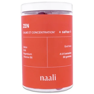NAALI ZEN: CALM AND FOCUS + SAFFRON 90 GUM TABLETS