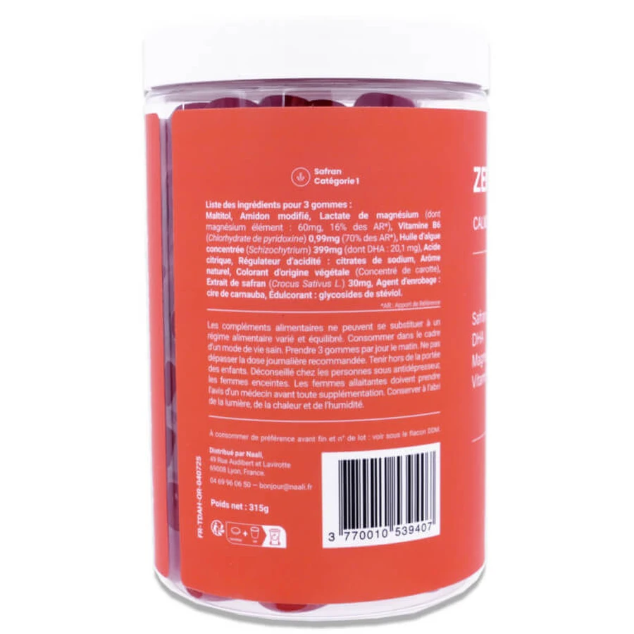 NAALI ZEN: CALM AND FOCUS + SAFFRON 90 GUM TABLETS