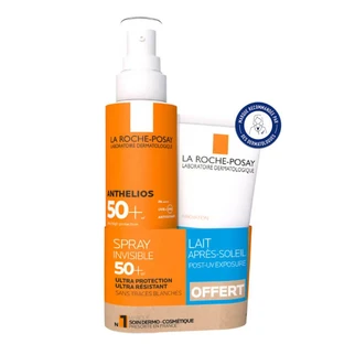 LA ROCHE-POSAY ANTHELIOS SPF50+ SPRAY INVISIBLE + LAIT APRÈS SOLEIL