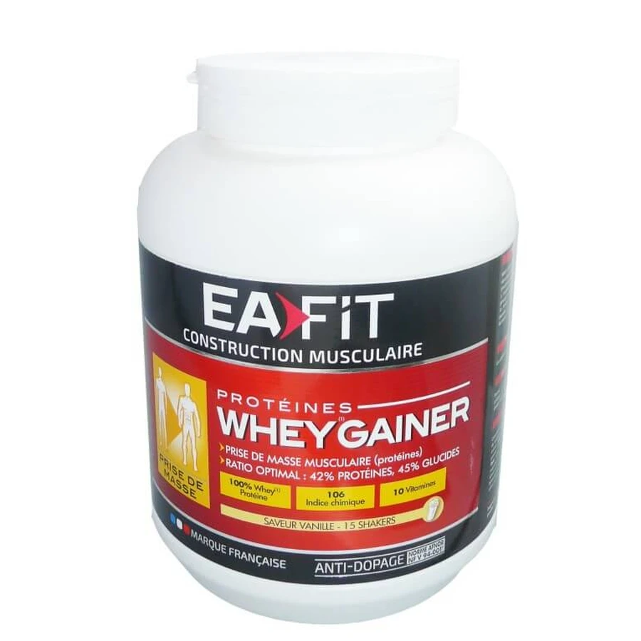 EAFIT WHEYGAINER VANILLE-EIWIT 750 G