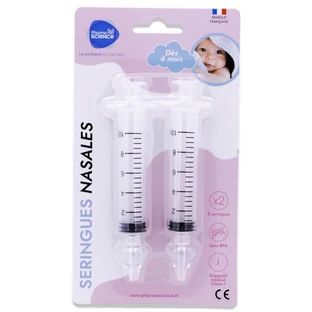 JERINGAS NASALES PHARMASCIENCE, PAQUETE DE 2 JERINGAS