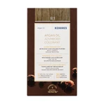 KORRES COLORATION HUILE D'ARGAN 8.1 ASH LIGHT BLONDE