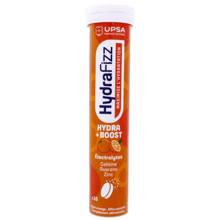 UPSA HYDRAFIZZ HYDRA + BOOST ORANGE FLAVOR 16 TABLETS
