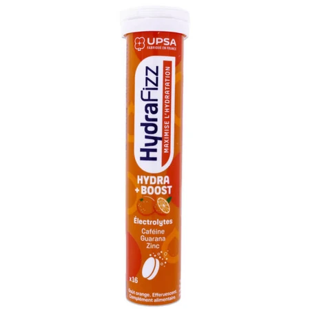 UPSA HYDRAFIZZ HYDRA + BOOST ORANGE FLAVOR 16 TABLETS