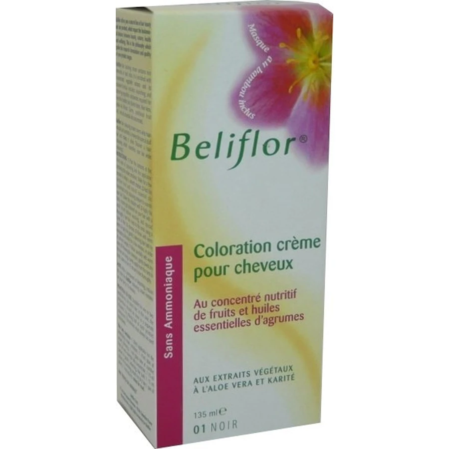 BELIFLOR HAIR COLOR CREAM 01 BLACK 120 ML