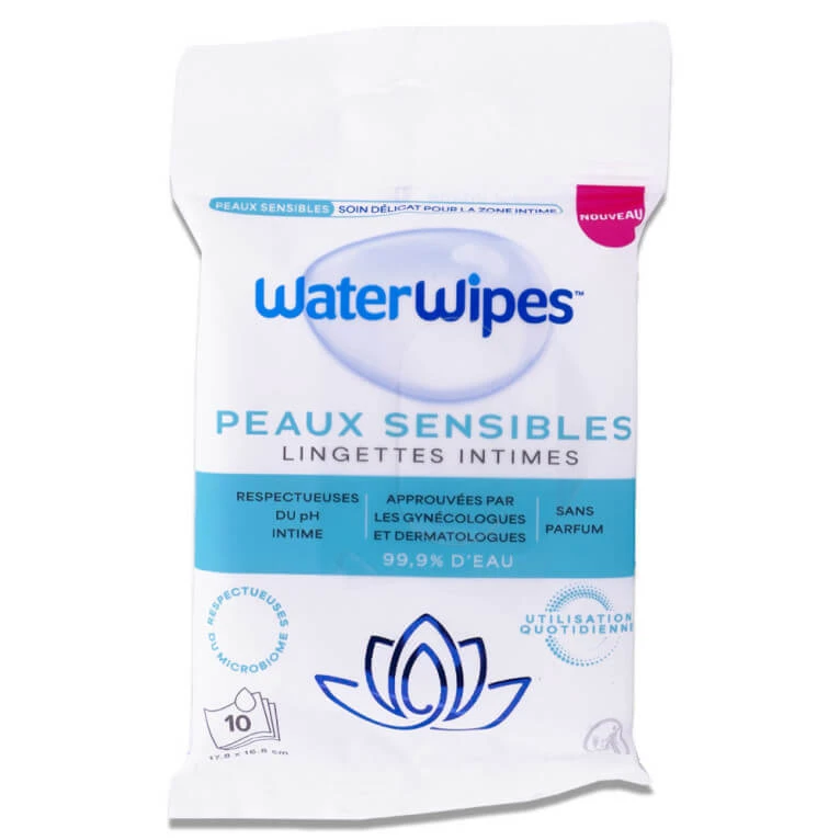 WATERWIPES FOR SENSITIVE SKIN INTIMATE WIPES X10