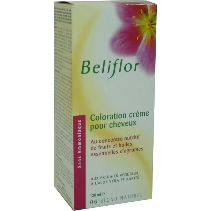 BELIFLOR COLORATION CREME 06 BLOND NATUREL 120 ML
