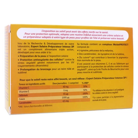 FORTE PHARMA EXPERT SOLAIRE INTENSE PREPARACIÓN 3P 60 COMPRIMIDOS