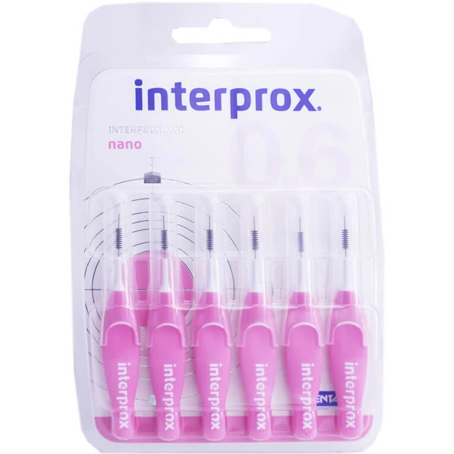 INTERPROX PERIUȚE NANO, 6 BUCĂȚI