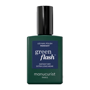 MANUCURIST GREEN FLASH MIDNIGHT NAIL POLISH 15ML