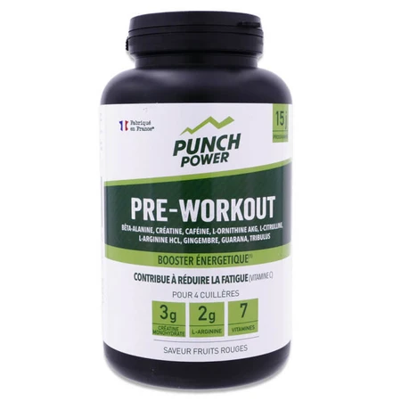 PUNCH POWER PRE-WORKOUT, RED BERRIES FLAVOR