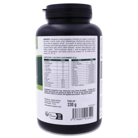 PUNCH POWER PRE-WORKOUT, RED BERRIES FLAVOR