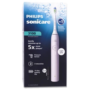 CEPILLO DE DIENTES ELÉCTRICO PHILIPS SONICARE 3100 ROSA CLARO